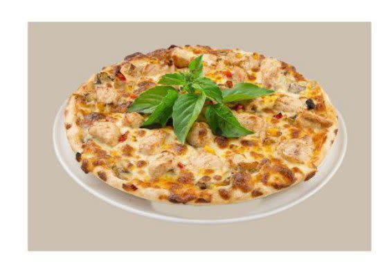 پیتزا مرغ و قارچ
