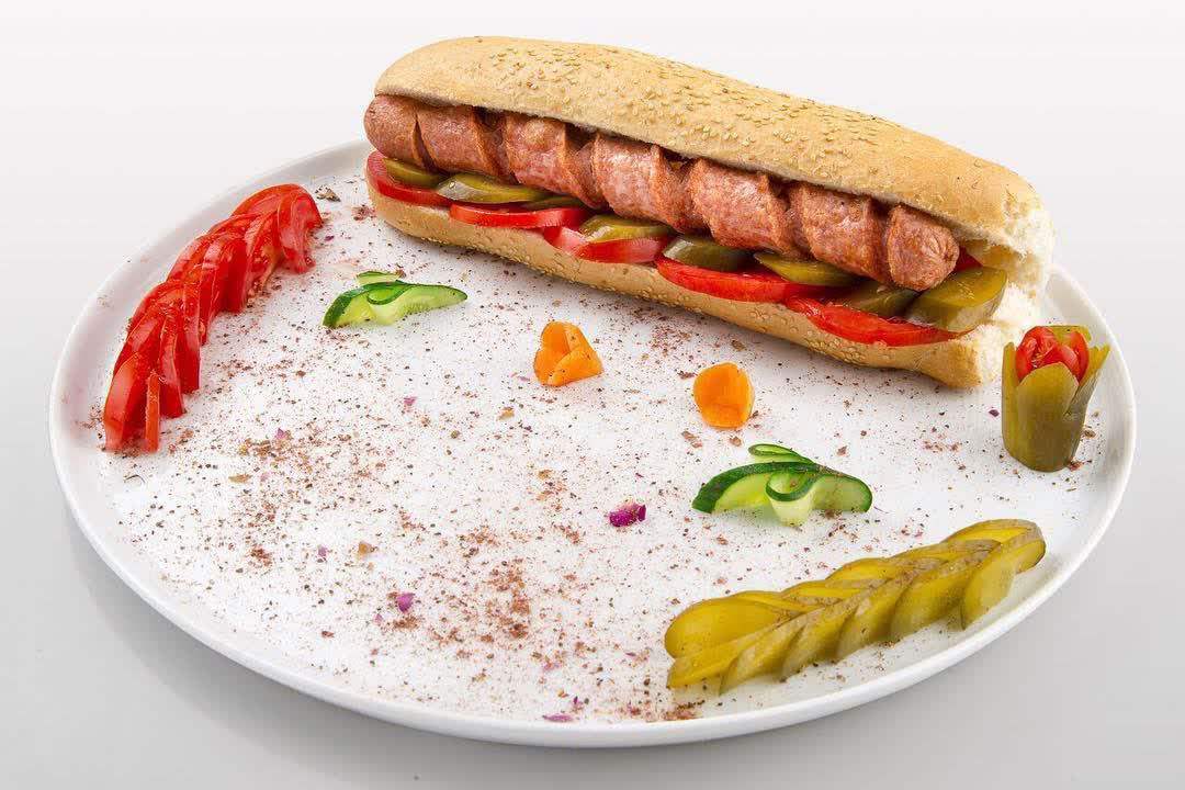 ساندویچ هات داگ ساده